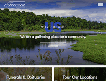 Tablet Screenshot of ferreirafuneralservices.com